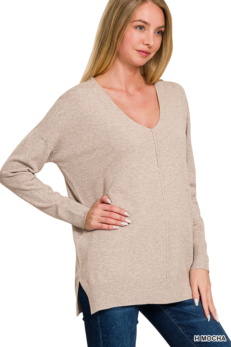 Viscose Tunic Sweater