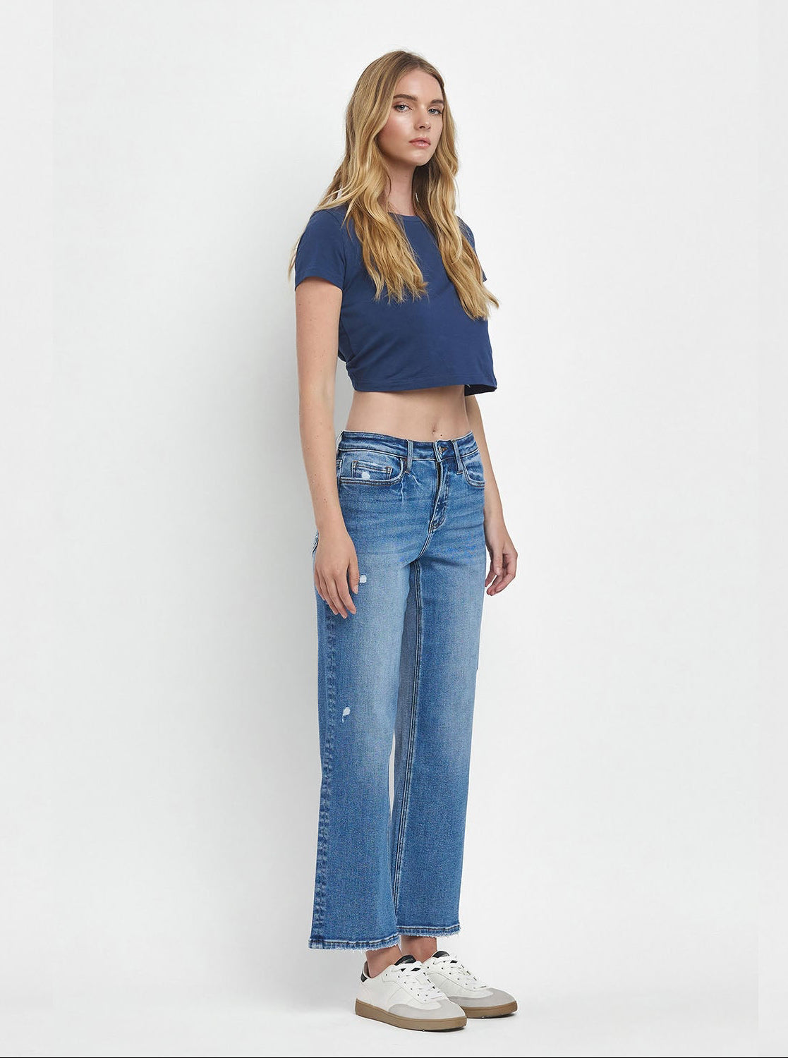 Vervet | Aileeah High Rise Slim Wide Jeans