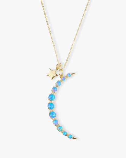 What Dreams are Made of Blue Opal Necklace