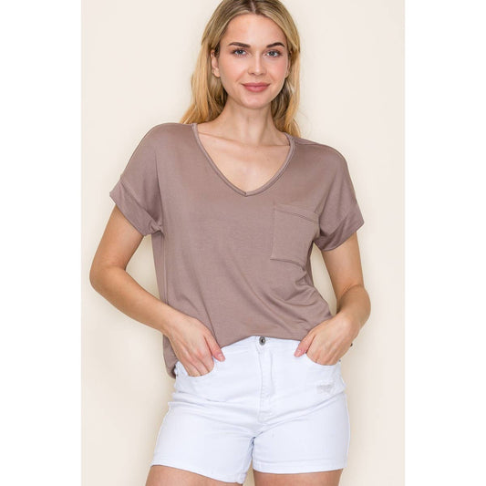 V-Neck Pocket Tee