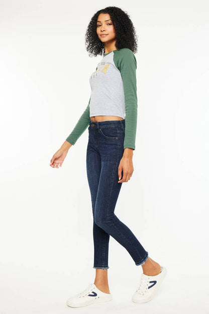 KanCan | Mid Rise Ankle Skinny Jean