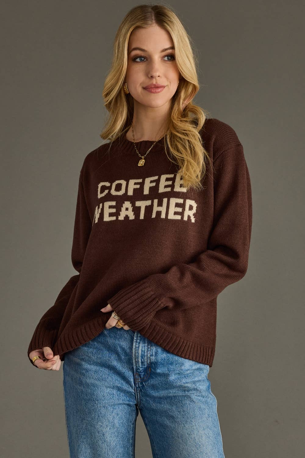 Coffee Weather Sweater 𝗦𝗛𝗜𝗣𝗣𝗜𝗡𝗚 1/17