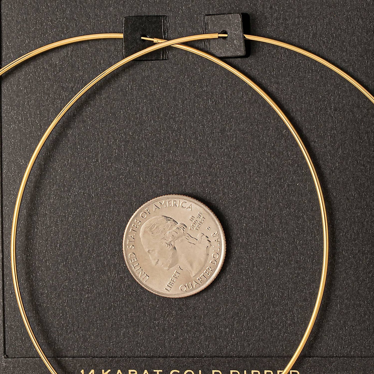 Large Thin Hoop Earrings