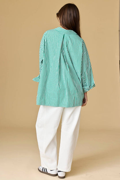 Luna Oversized Stripe Shirt
