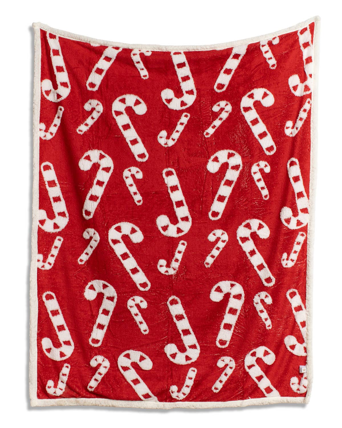 Candy Cane Throw Blanket