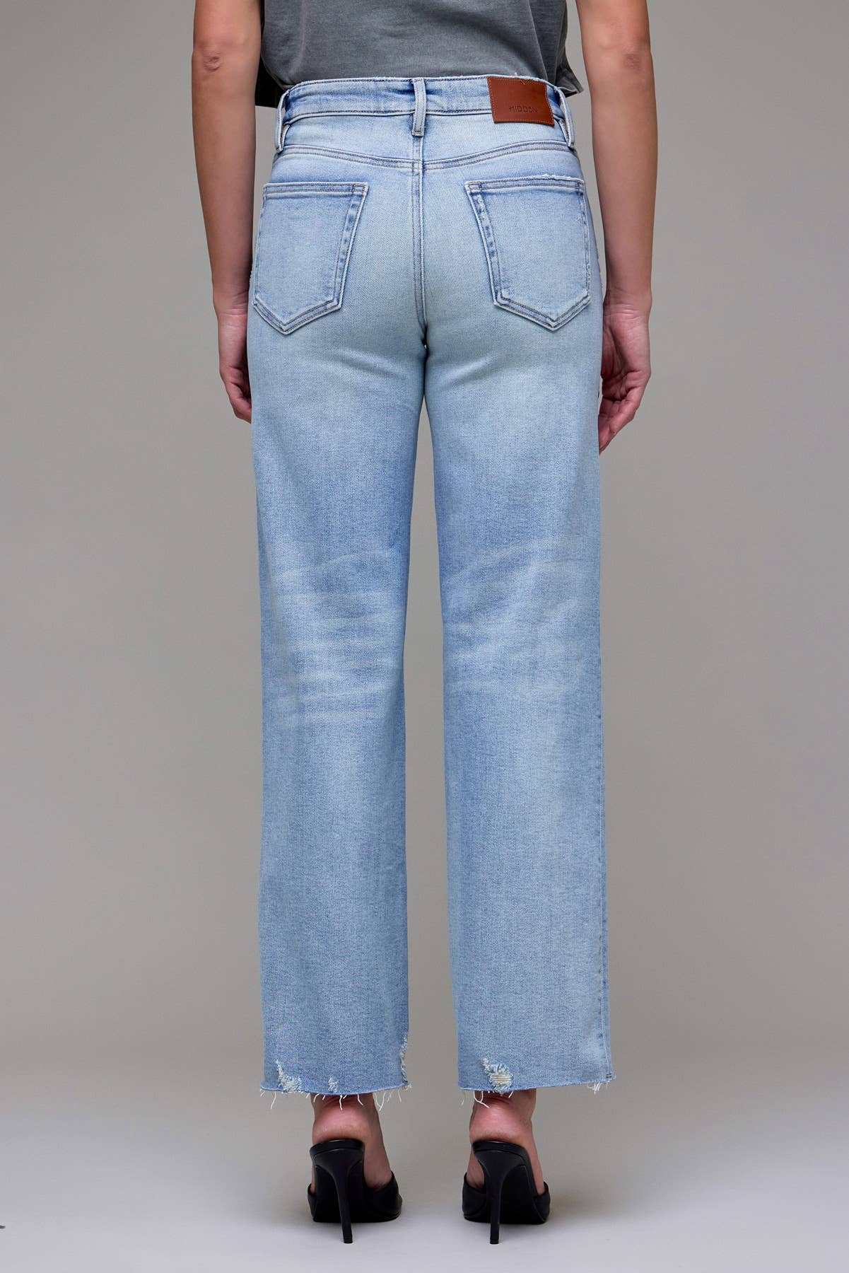 Hidden | Ella Light Wash High Rise Classic Straight