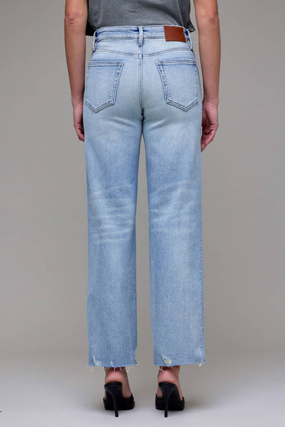 Hidden | Ella Light Wash High Rise Classic Straight