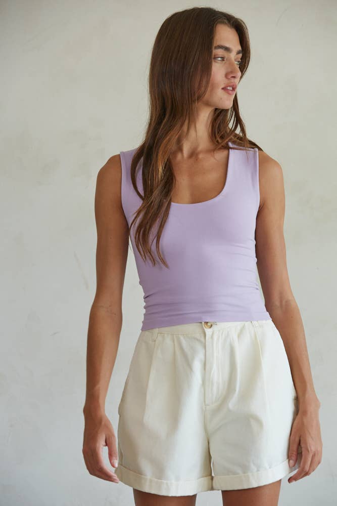 Essential Double Layered Seamless Top