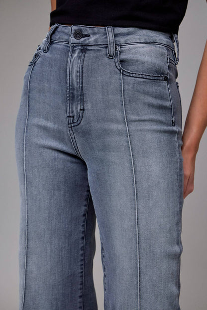 Hidden | Happi Pintuck High Rise Flare