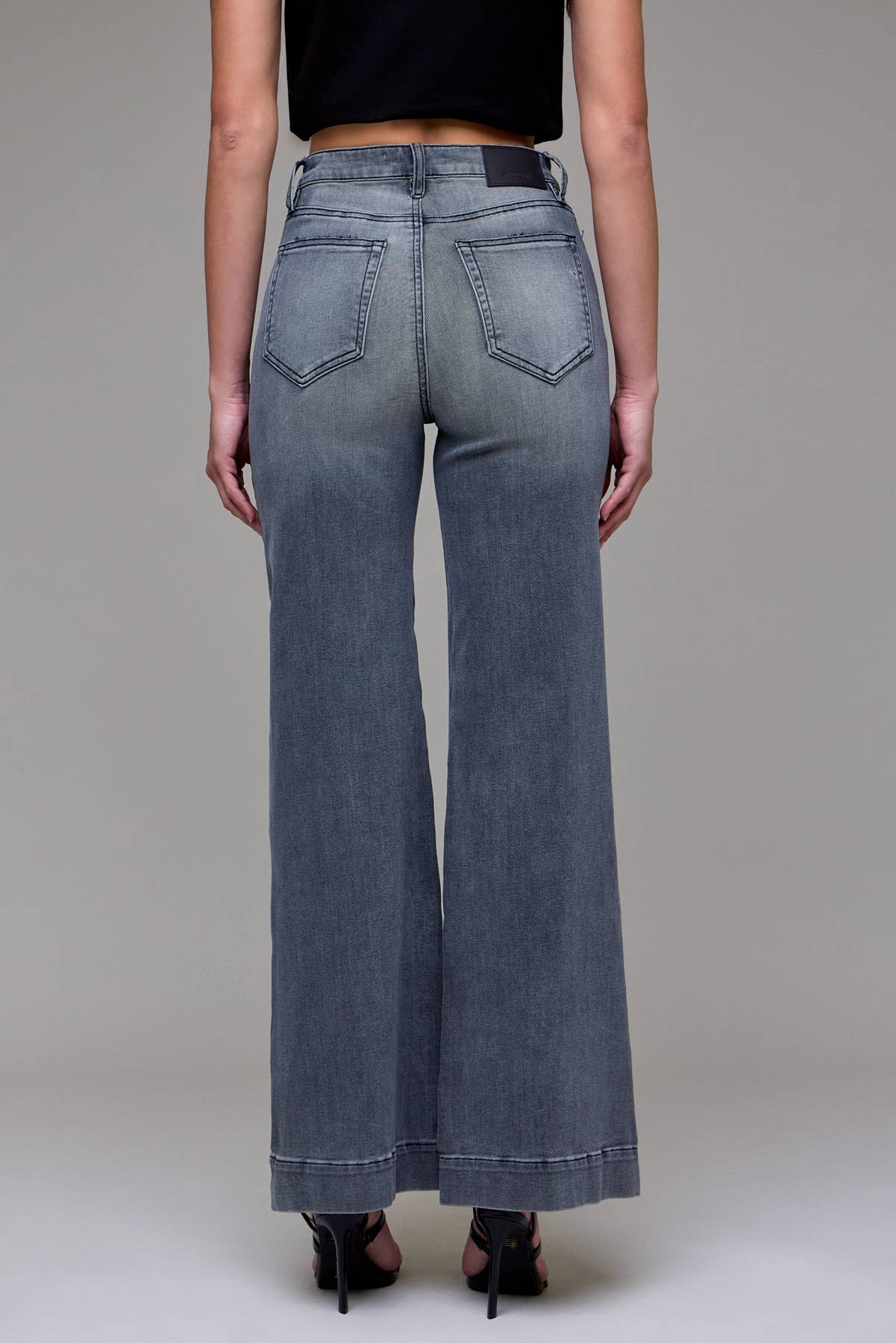 Hidden | Happi Pintuck High Rise Flare