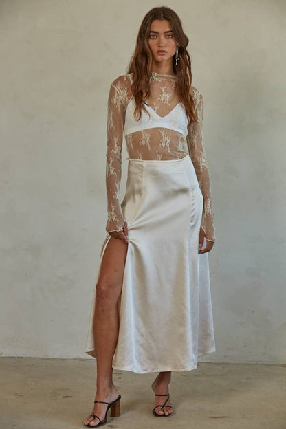 Jacquard Lace Top