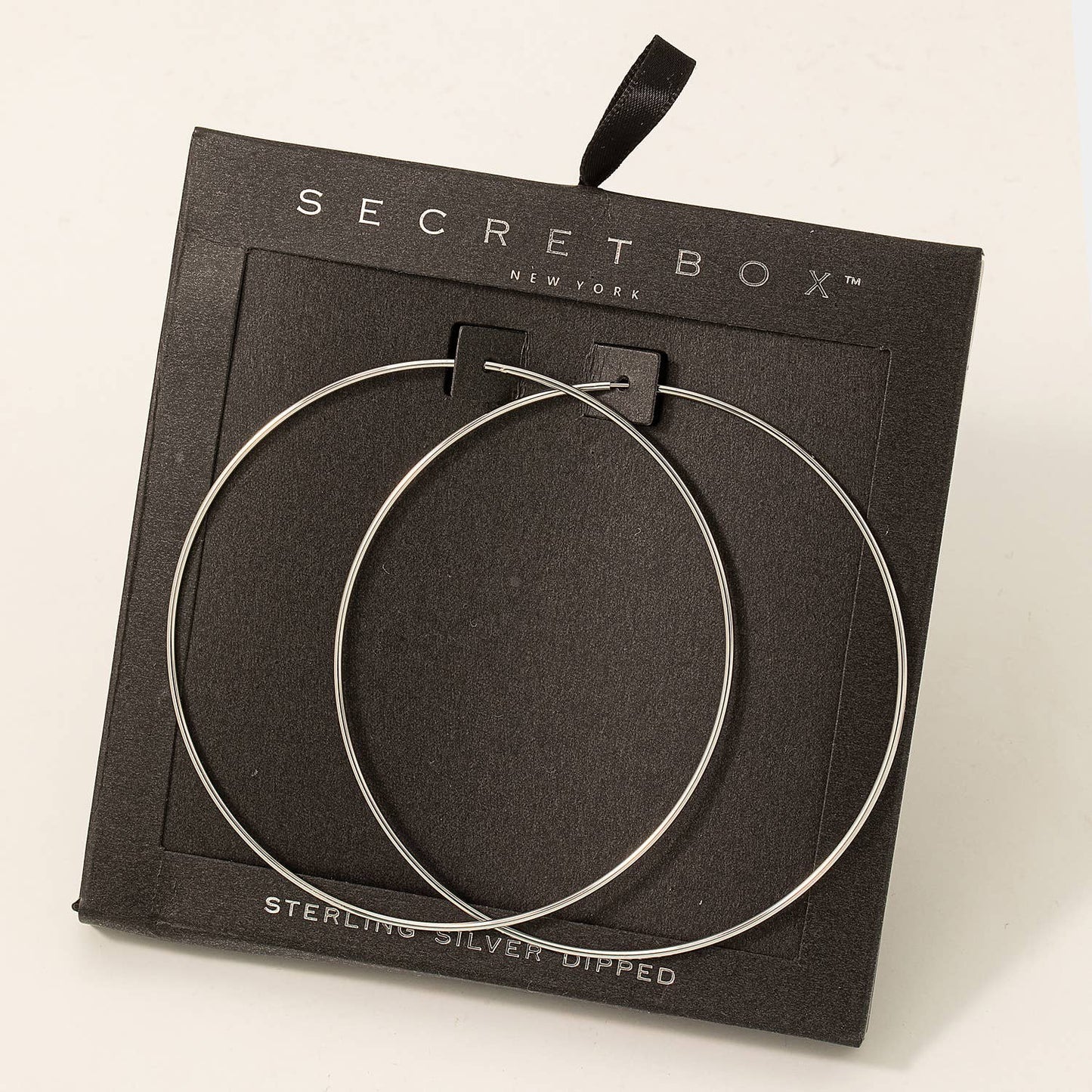 Oversized Skinny Hoop Earrings
