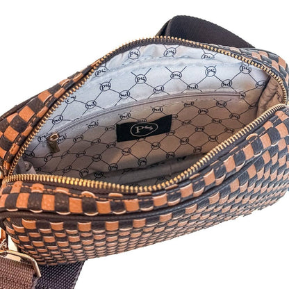 Woven Willow Camera Crossbody Bag