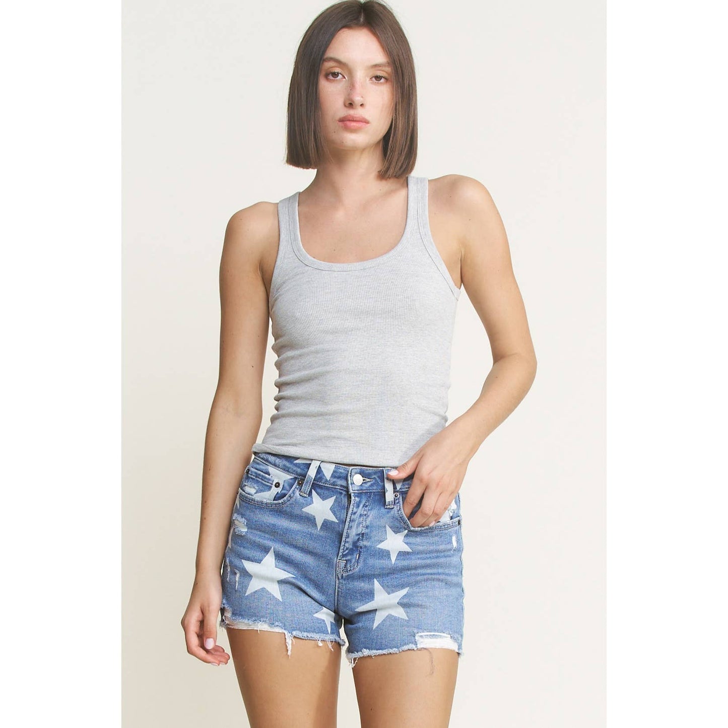 Mica | Oh My Stars Denim Shorts