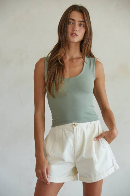 Essential Double Layered Seamless Top