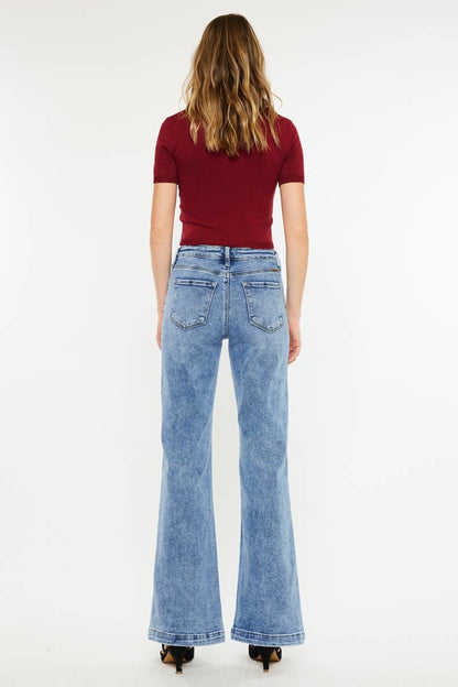 KanCan | High Rise Wide Leg Flare Jean