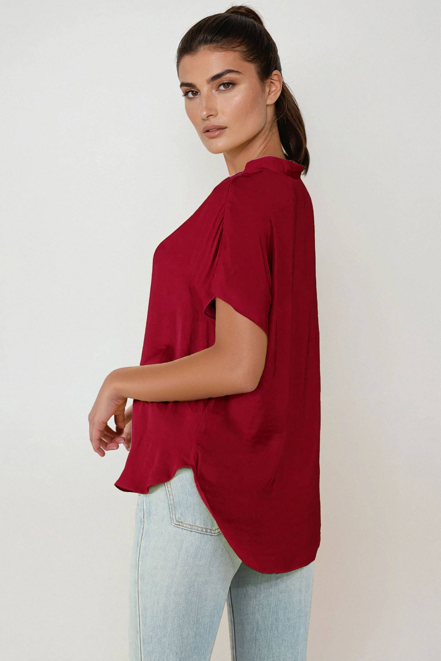 V-Neck Blouse