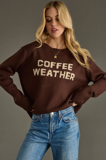 Coffee Weather Sweater 𝗦𝗛𝗜𝗣𝗣𝗜𝗡𝗚 1/17