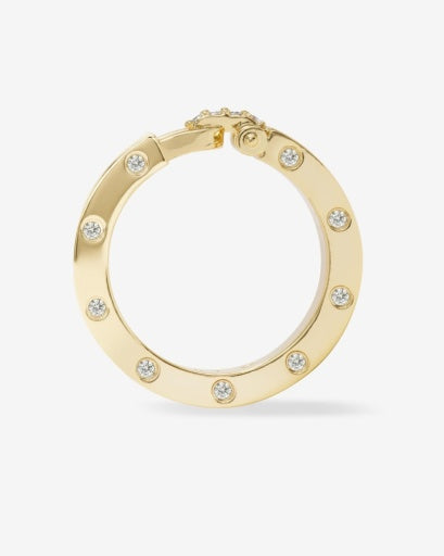 Ashley Smooth Lock Ring by Melinda Maria