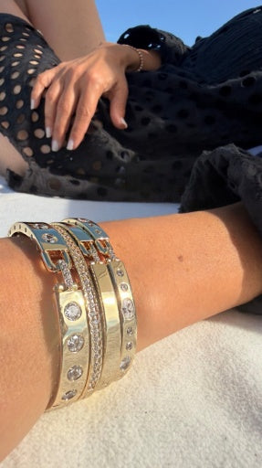 Ashley Lock Cuff 6mm by Melinda Maria