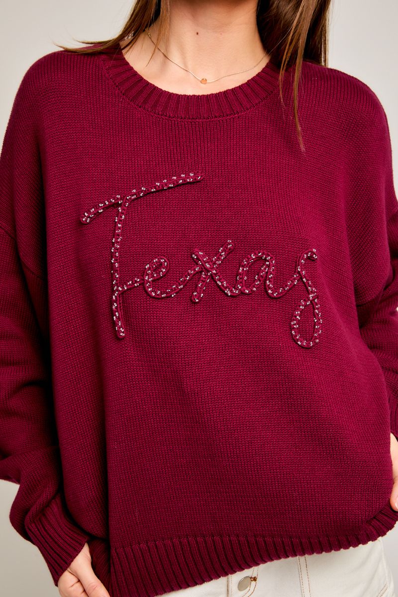Texas Boxy Sweater