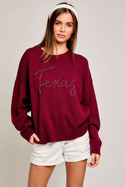 Texas Boxy Sweater